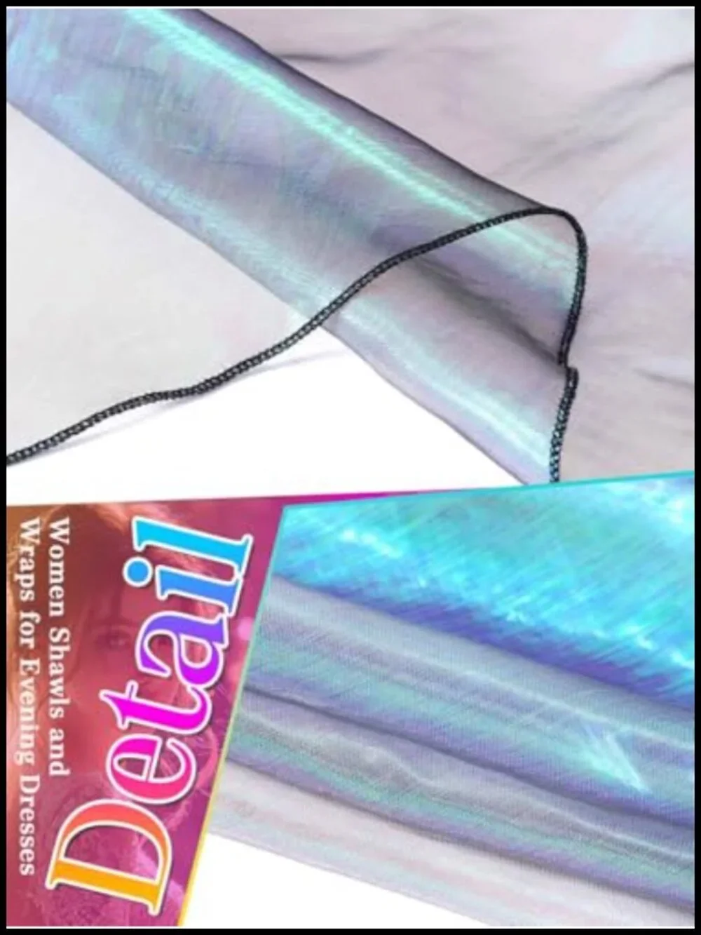 Evening Wraps & Shawls with Rhinestone Brooch for Wedding